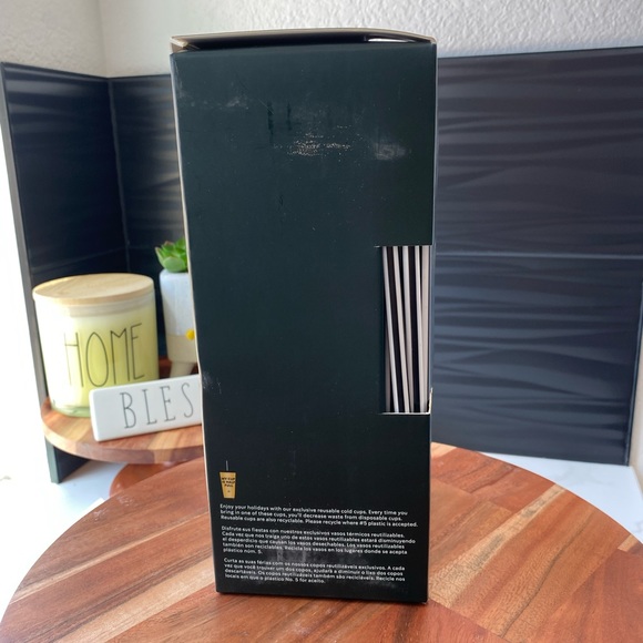 💛Starbucks Mexico Reusable Cold Cup Tumbler Set - New Year Edition💛 - Picture 7 of 7